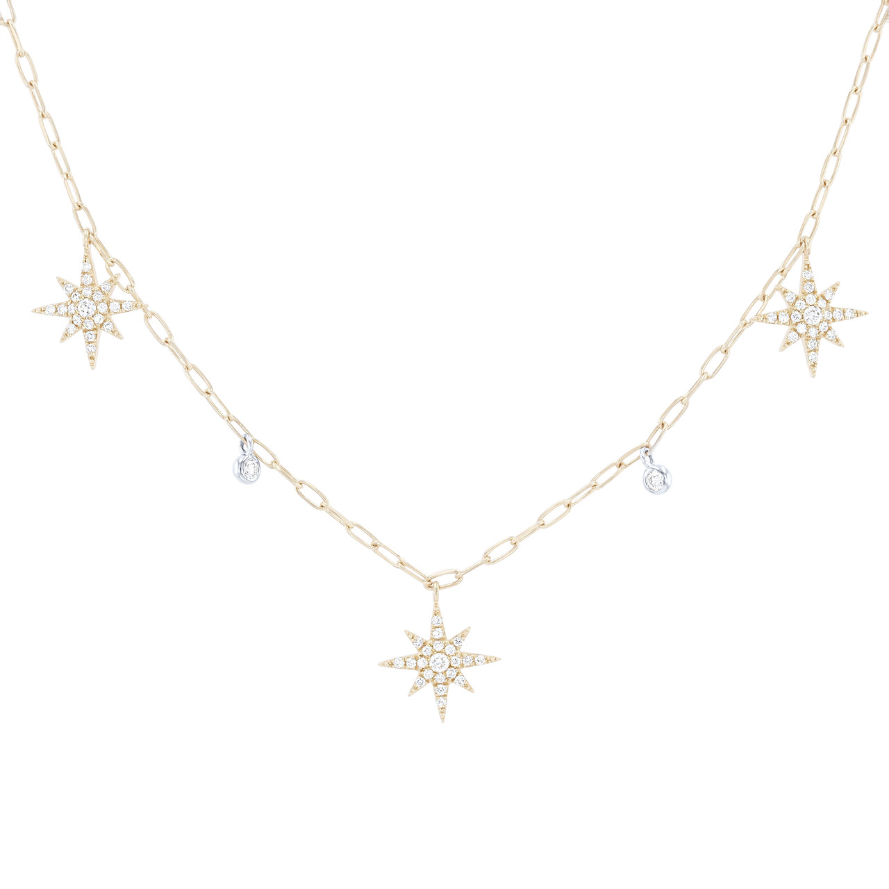 Diamond Celestial Station Necklace