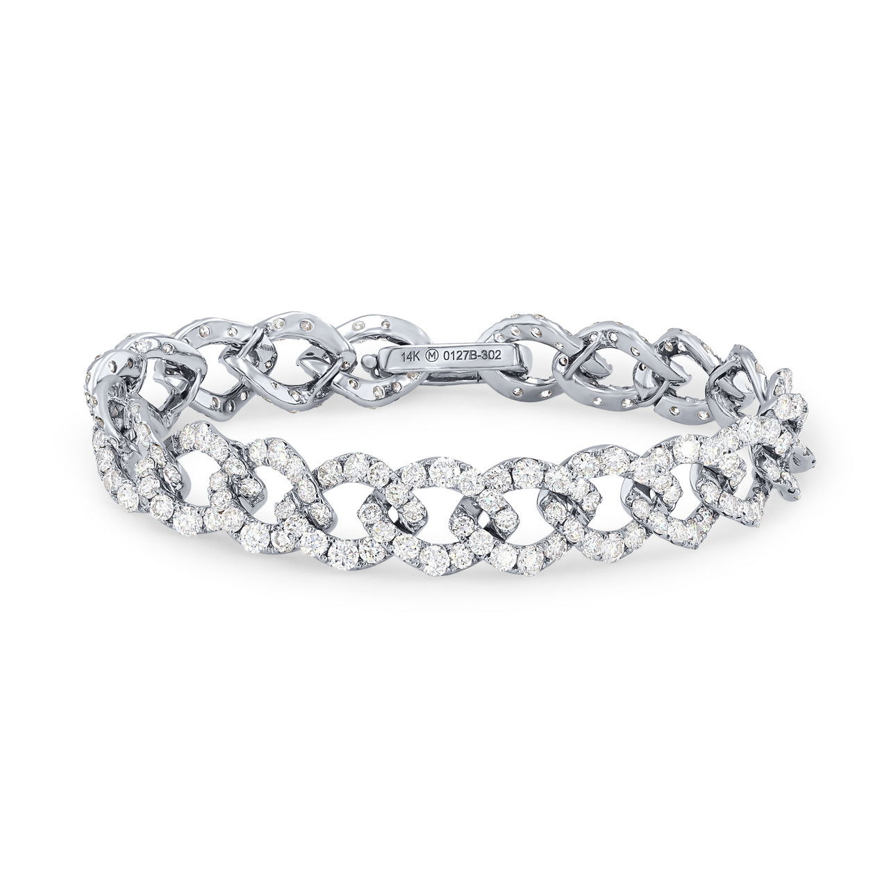 Diamond Curb Chain Bracelet