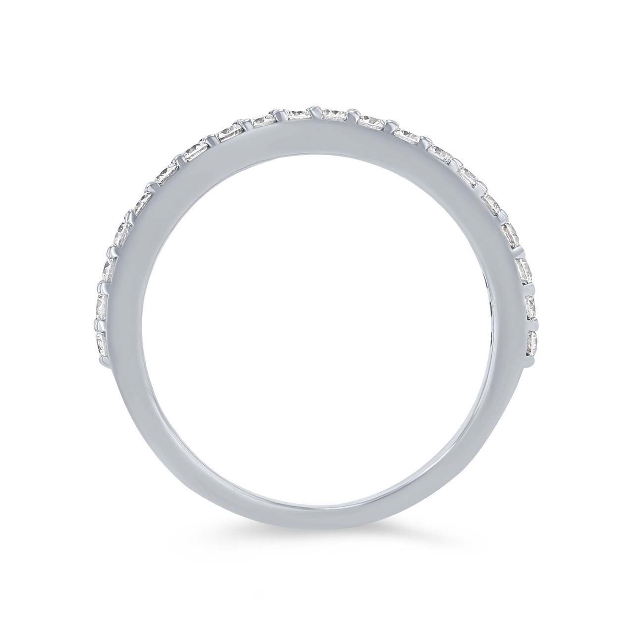 True Romance Curved Diamond Wedding Band