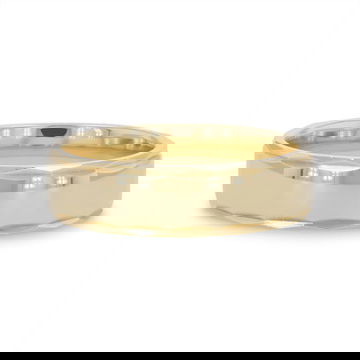 Geometric Edge 6mm Wedding Band 0