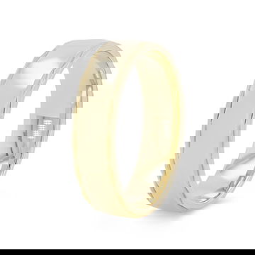 Geometric Edge 6mm Wedding Band 1