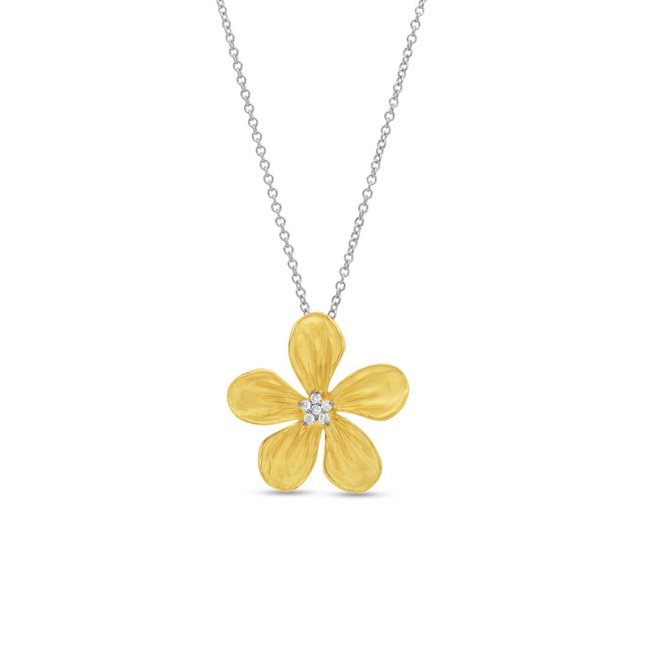 Simon G. Flower Diamond Pendant