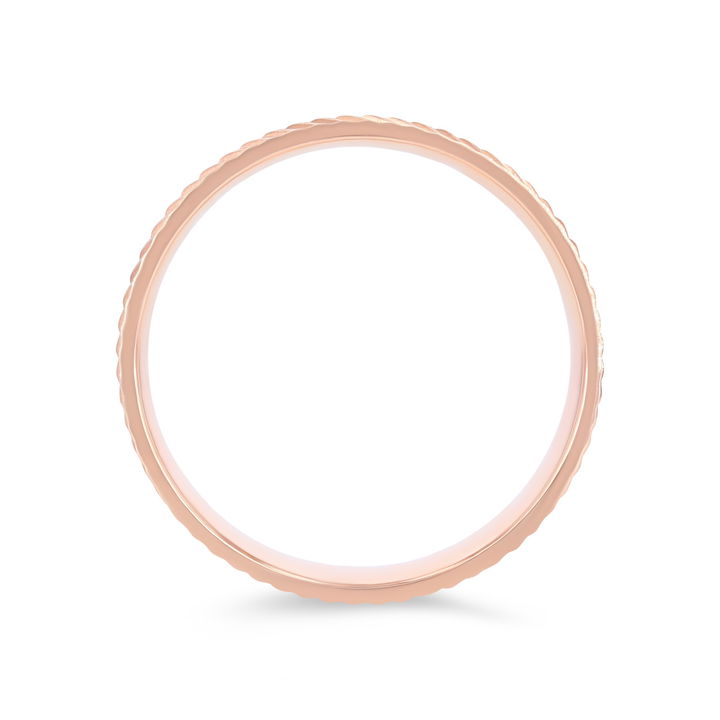 Yellow Gold 14K Chevron 7mm Wedding Band