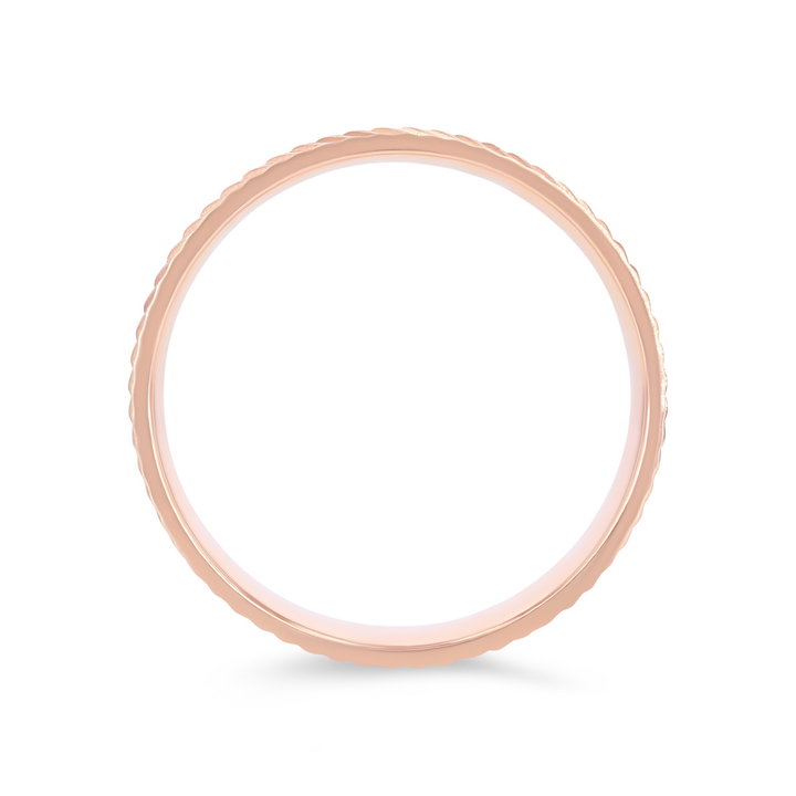 Chevron 7mm Wedding Band In Yellow Gold 14K