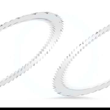 Matte Basket Weave 8mm Wedding Band 2