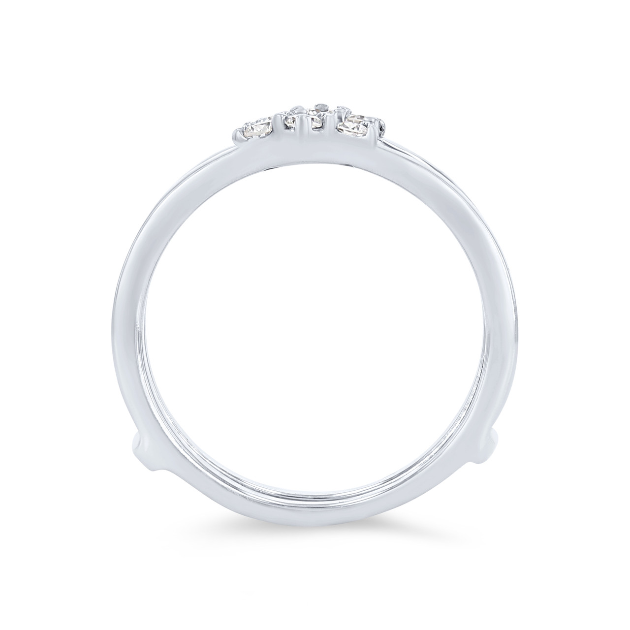True Romance Contour Diamond Trio Ring Guard