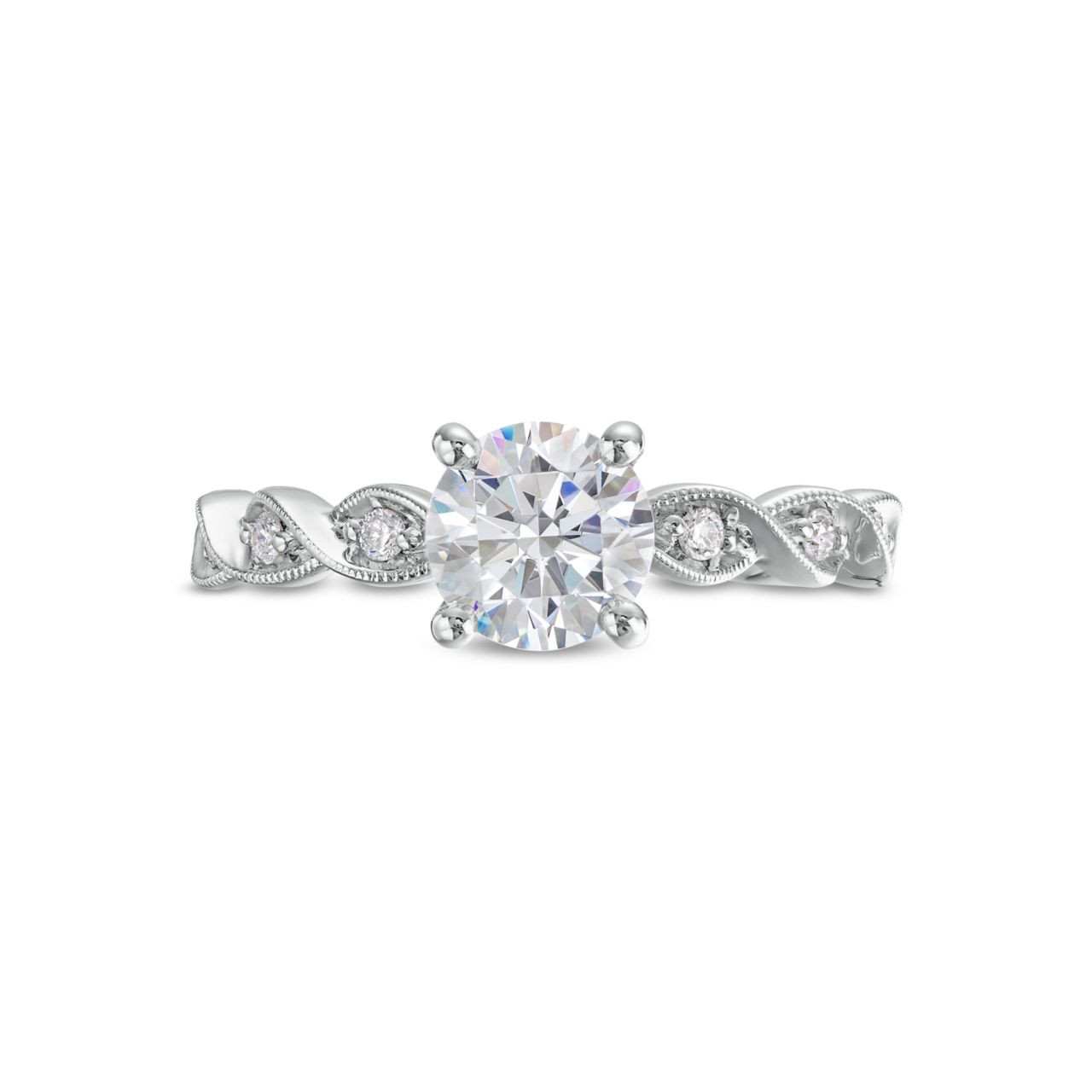Milgrain Twist Engagement Setting by Adorette