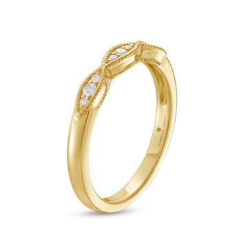 Marquise Frame Milgrain Wedding Band by Diamonds Direct Designs 12