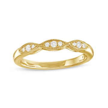 Marquise Frame Milgrain Wedding Band by Diamonds Direct Designs 13