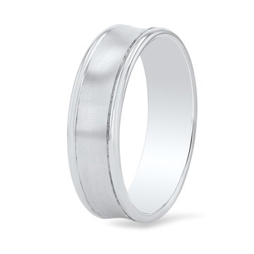 Concave 6.5mm Wedding Band In Yellow Gold 14K