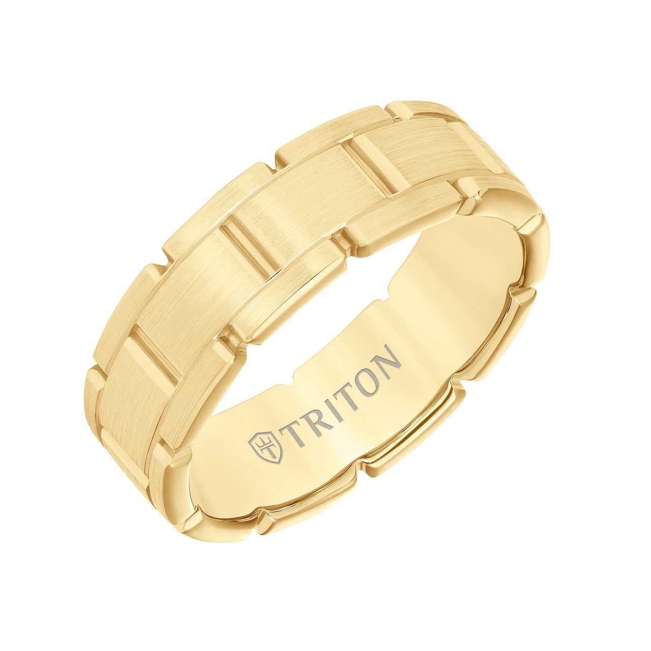 Matte Link 7mm Wedding Band 1