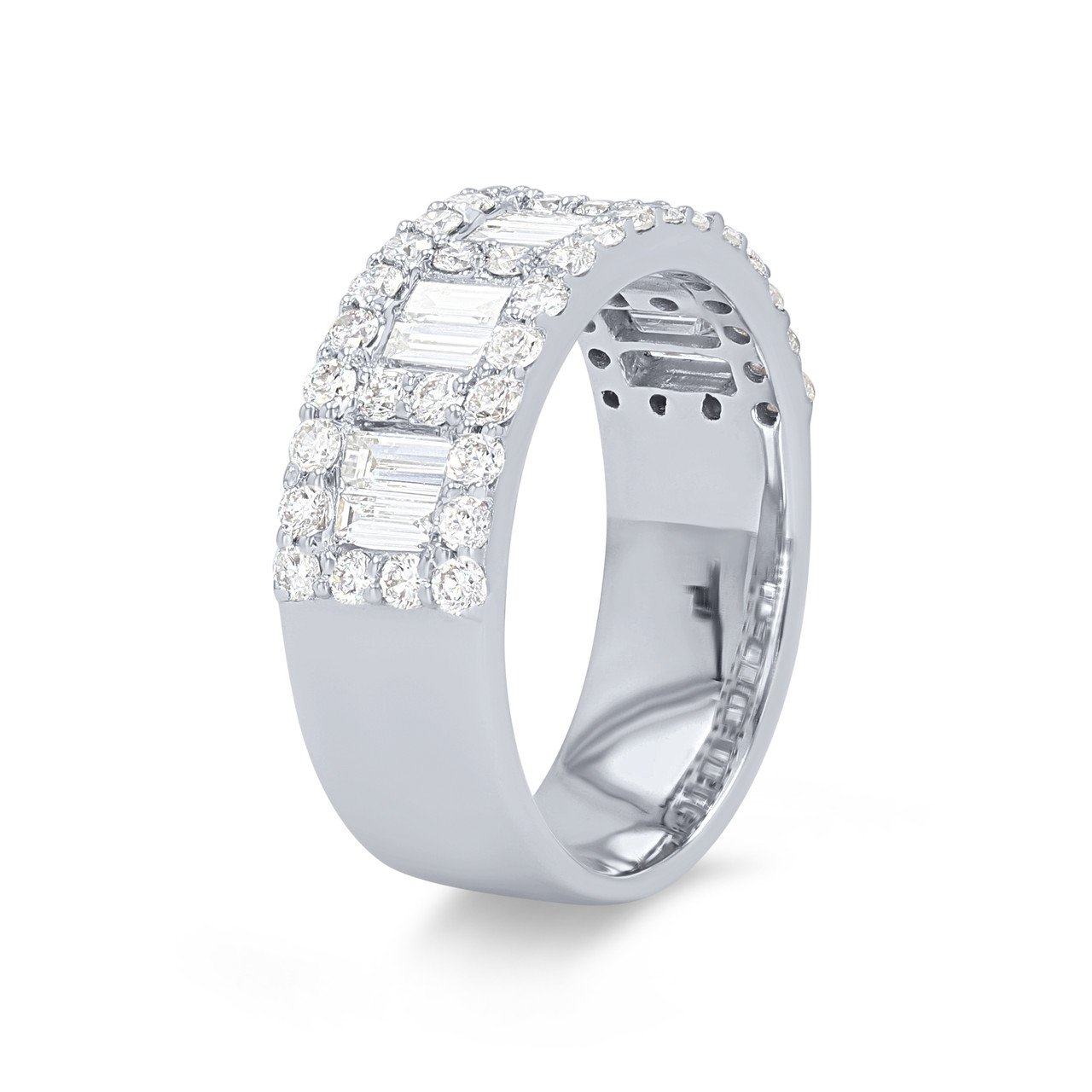 Wedding rings with inset diamonds sales