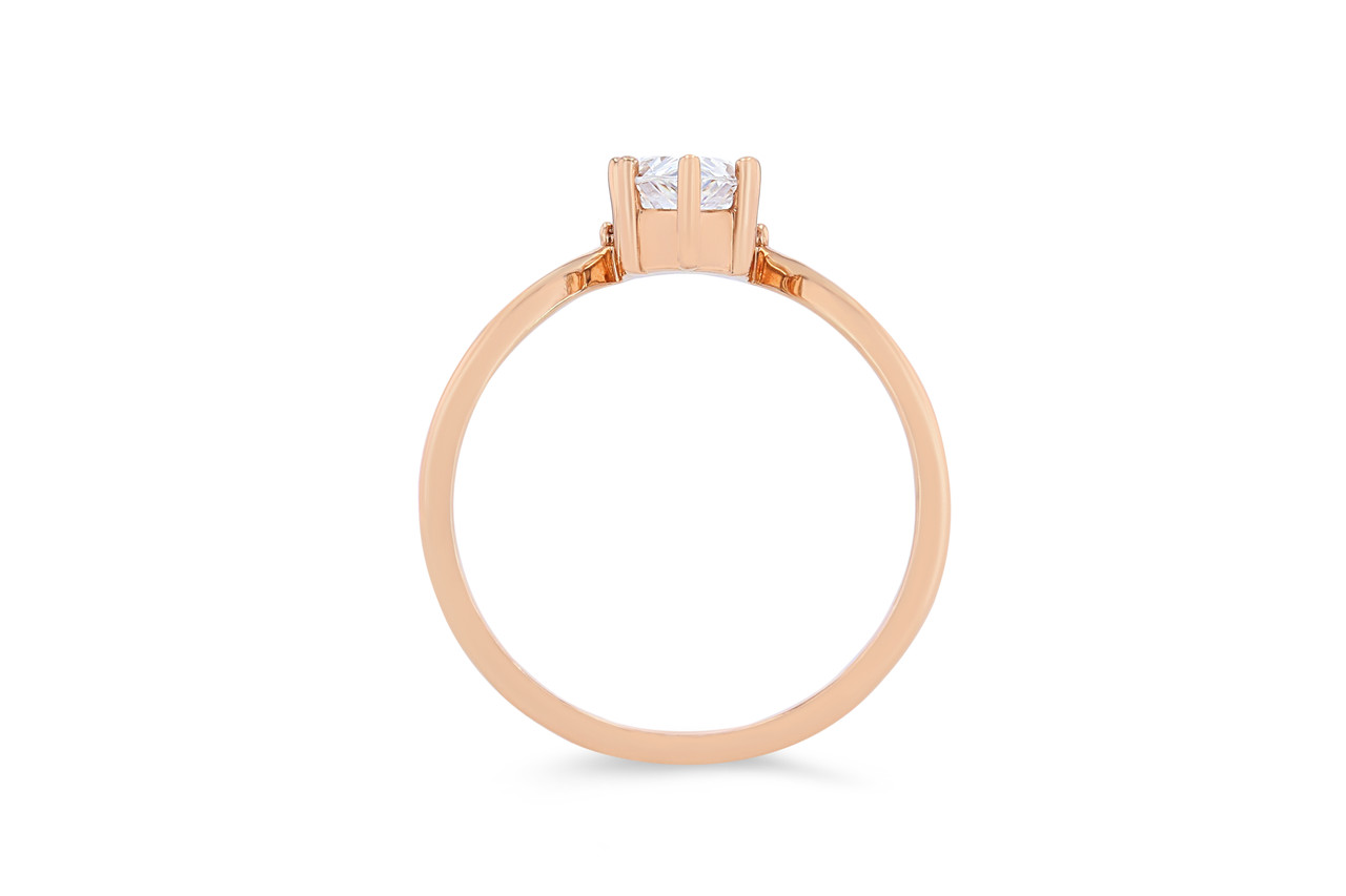 Contour Marquise and Round Diamond Engagement Setting