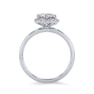 Artcarved Hexagon Halo Engagement Setting