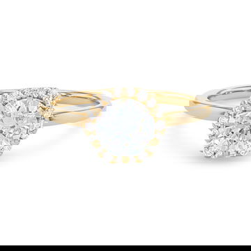 Artcarved Hexagon Halo Engagement Setting