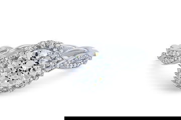Halo Twist Full Diamond Engagement Setting 0