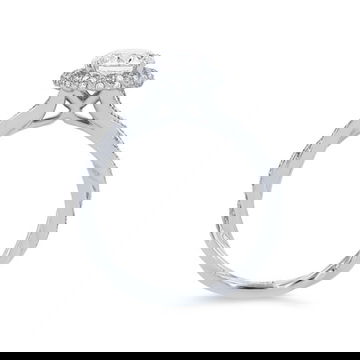 Halo Twist Full Diamond Engagement Setting 8