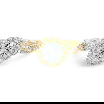 Halo Twist Full Diamond Engagement Setting 2