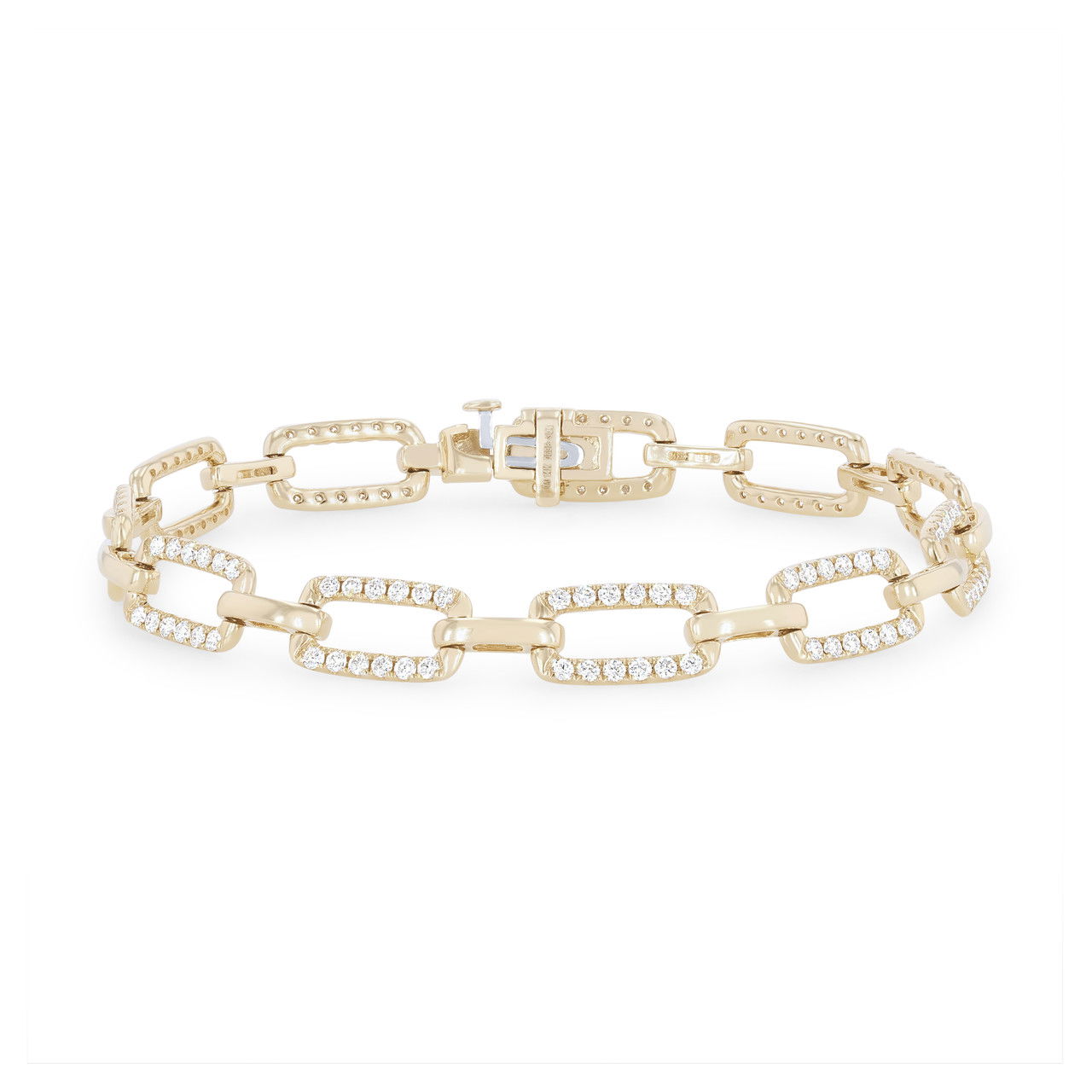 Chain Link Diamond Bracelet