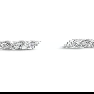 Milgrain Twist Wedding Band by Diamonds Direct Designs 0