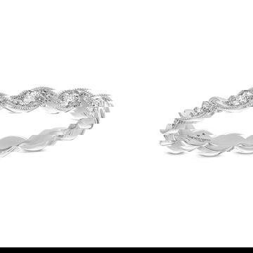 Milgrain Twist Wedding Band by Diamonds Direct Designs 10