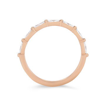 Marquise Diamond Wedding Band In White Gold 14K