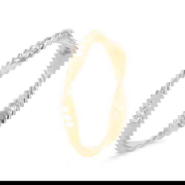 Modern Wave Diamond Eternity Band