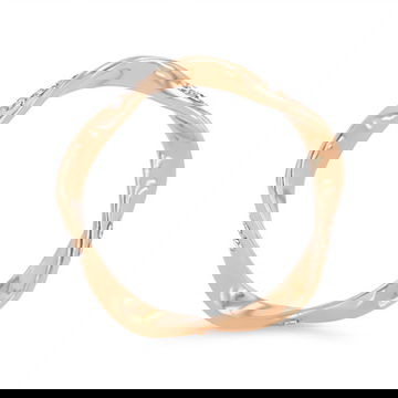 Modern Wave Diamond Eternity Band