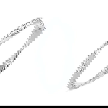 Modern Wave Diamond Eternity Band