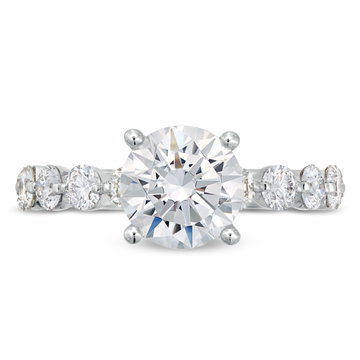 Simon G. Single Prong Diamond Engagement Setting In Platinum