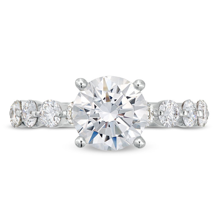 Simon G. Single Prong Diamond Engagement Setting In Platinum