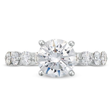 Simon G. Single Prong Diamond Engagement Setting In Platinum