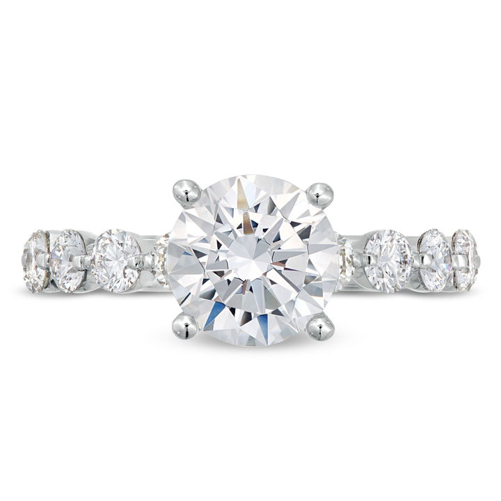 Simon G. Single Prong Diamond Engagement Setting In Platinum