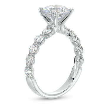 Simon G. Single Prong Diamond Engagement Setting In Platinum