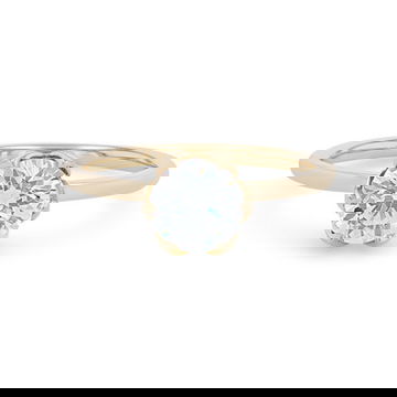 Floral Six Prong Solitaire Engagement Setting
