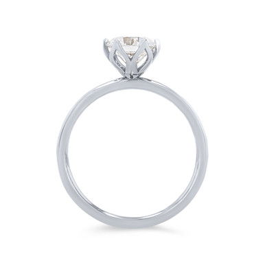 Six prong hot sale solitaire setting