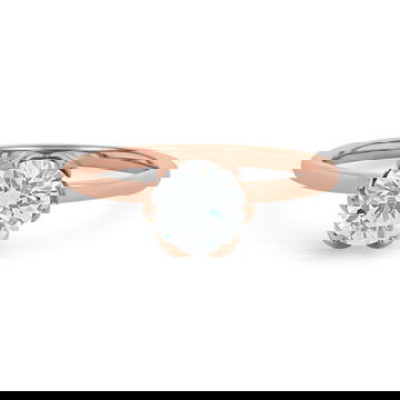 Floral Six Prong Solitaire Engagement Setting