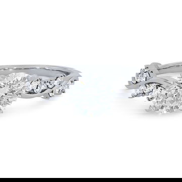 Modern Twist Diamond Engagement Setting 0