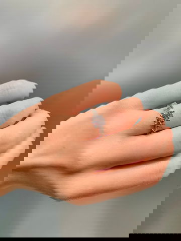 Modern Twist Diamond Engagement Setting 3
