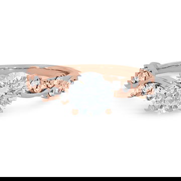 Modern Twist Diamond Engagement Setting 2