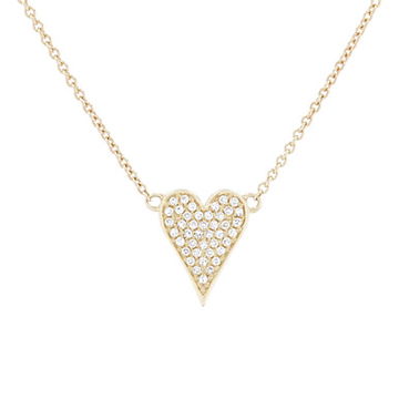 Pave Diamond Heart Pendant