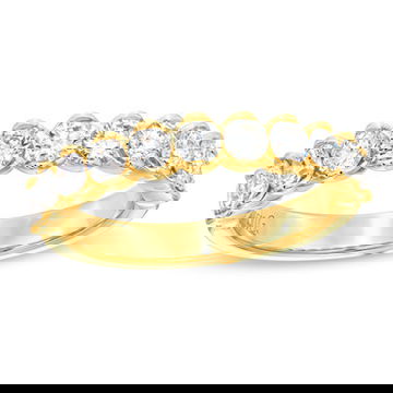 Simon G. Modern Prong Diamond Wedding Band