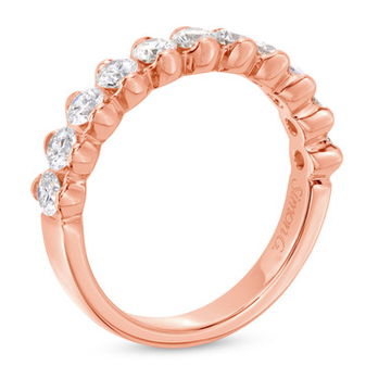 Simon G. Modern Prong Diamond Wedding Band