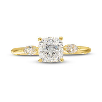 Three Stone Marquise Diamond Engagement Setting