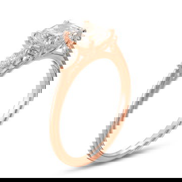 Three Stone Marquise Diamond Engagement Setting