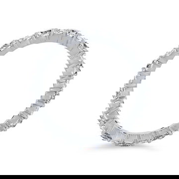 Alternating Diamond Eternity Band