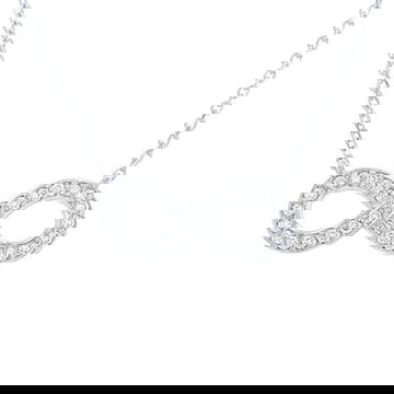 Diamond Infinity Pendant Necklace