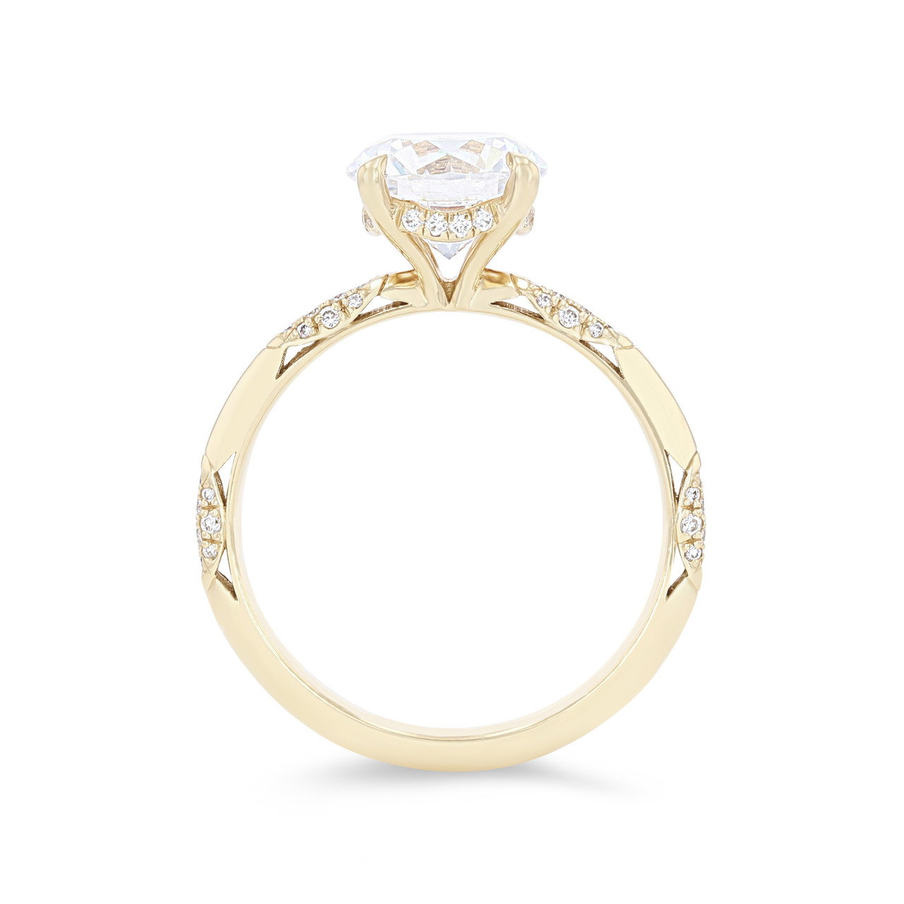 Tacori Founder's Scallop Diamond  Engagement Setting 2