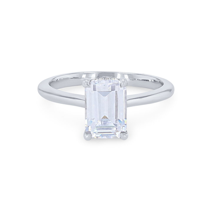 Tacori Founder's Hidden Halo Solitaire Engagement Setting In Platinum