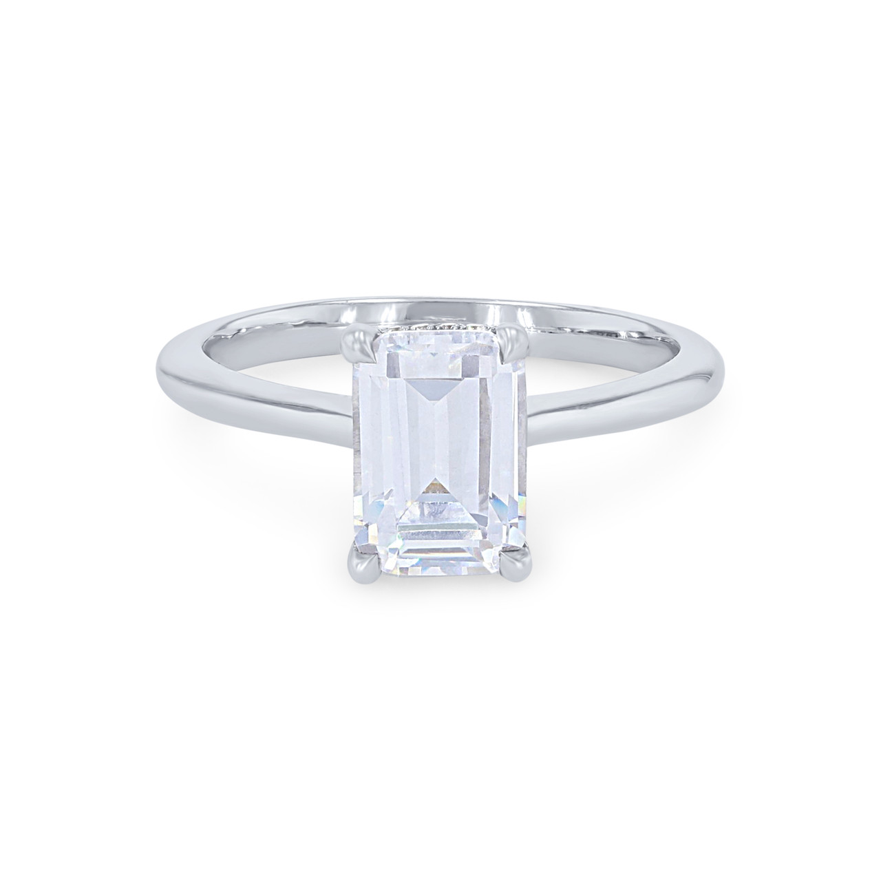 Tacori Founder's Hidden Halo Solitaire Engagement Setting